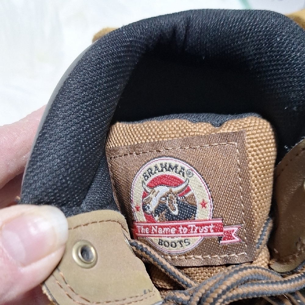 Brahma Tan and Black Boots - Picture 2 of 12